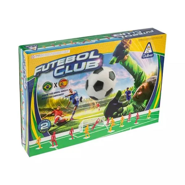 Jogo Futebol Club 2 Seleções Brasil X Espanha - Guliver 1904