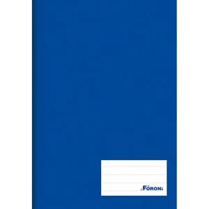 Caderno de Brochurão - Capa Dura - Universitário - 96 Folhas - Azul - Foroni