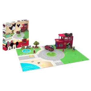 Quebra-Cabeça 43 Peças - Disney - Corpo de Bombeiros do Mickey Mouse - 3D - Xalingo