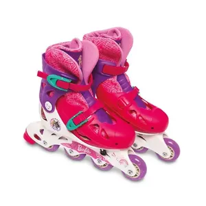 Patins - Barbie - Ajustável - Tamanho 33 a 36 - Fun - Rosa