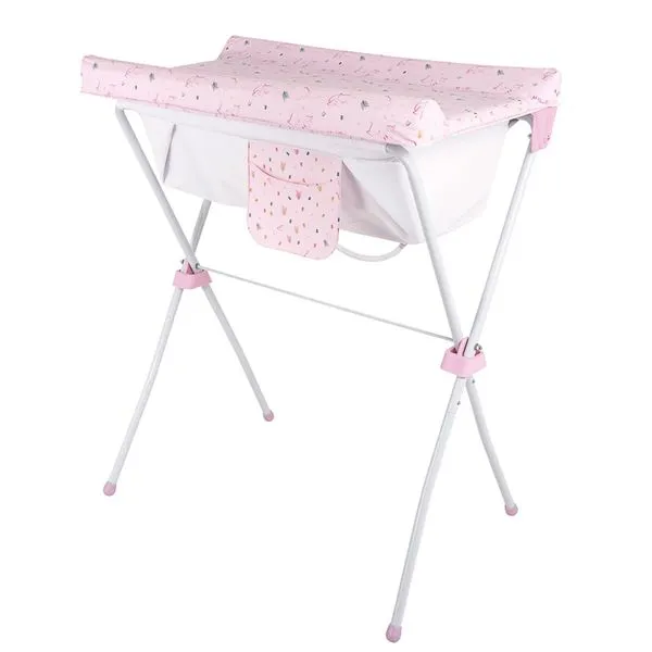 Banheira Com Trocador - Slim Plus - Rosa - Whoop