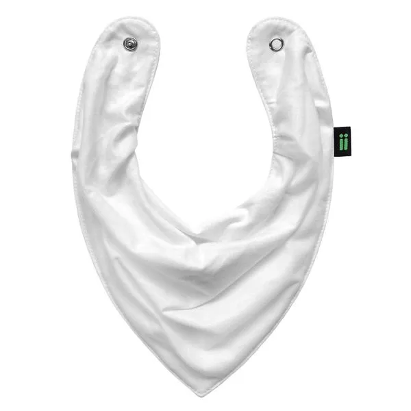 Babador Bandana - Branco - Poliéster - Gumii