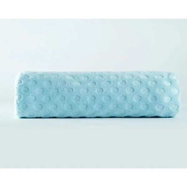 Cobertor Hug Poá Confort Duplo Azul Bebê Único