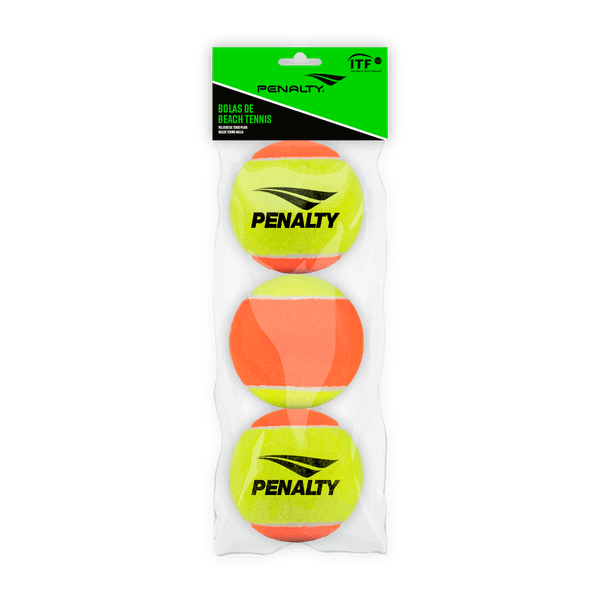 Pack 3 Bolinhas Beach Tennis Penalty - Laranja Único
