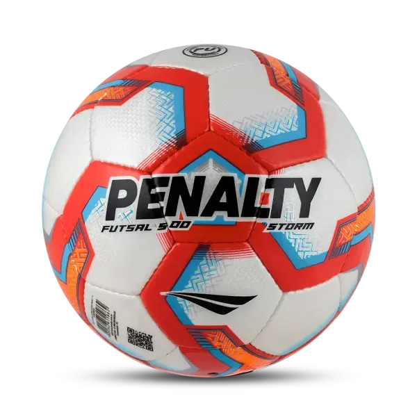 Bola de Futsal Penalty Storm XXIII - Vermelho Único