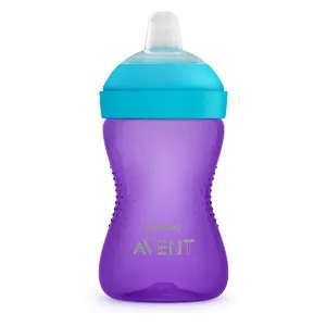 Copo com Bico Macio MY GRIPPY AVENT Philips ROXO/AZUL 300ML CF802/02