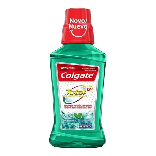 Enxaguante Bucal Colgate Total 12 Hálito Saudável 250ml