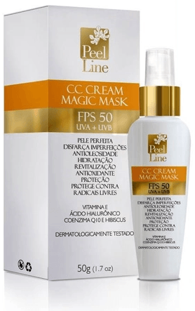 CC Cream Peel Line Magic Mask Bege Claro FPS 50 com 50g