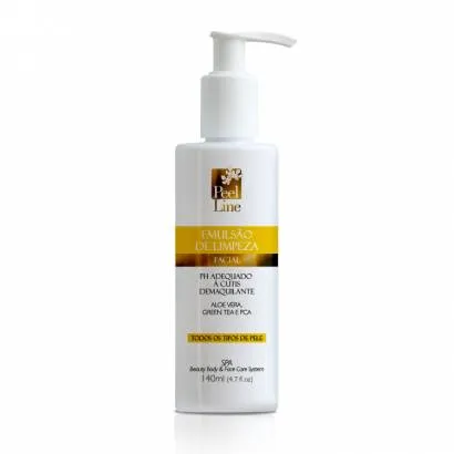 Emulsão Peel Line de Limpeza Facial Demaquilante com 140ml
