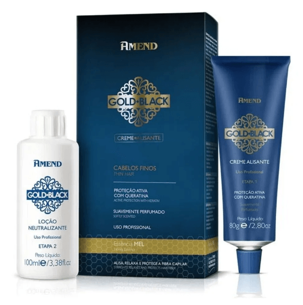 Kit Amend Gold Black Alisante Mel 100ML