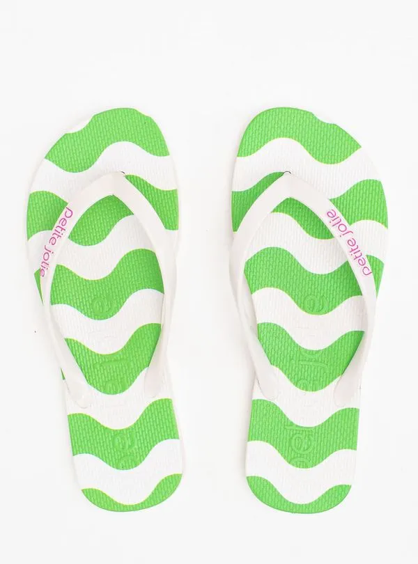 Chinelo Petite Jolie Fresh White/Listras 9 PJ6969 36