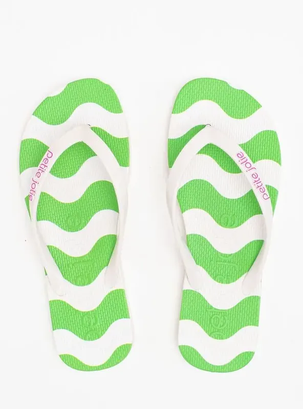 Chinelo Petite Jolie Fresh White/Listras 9 PJ6969 38