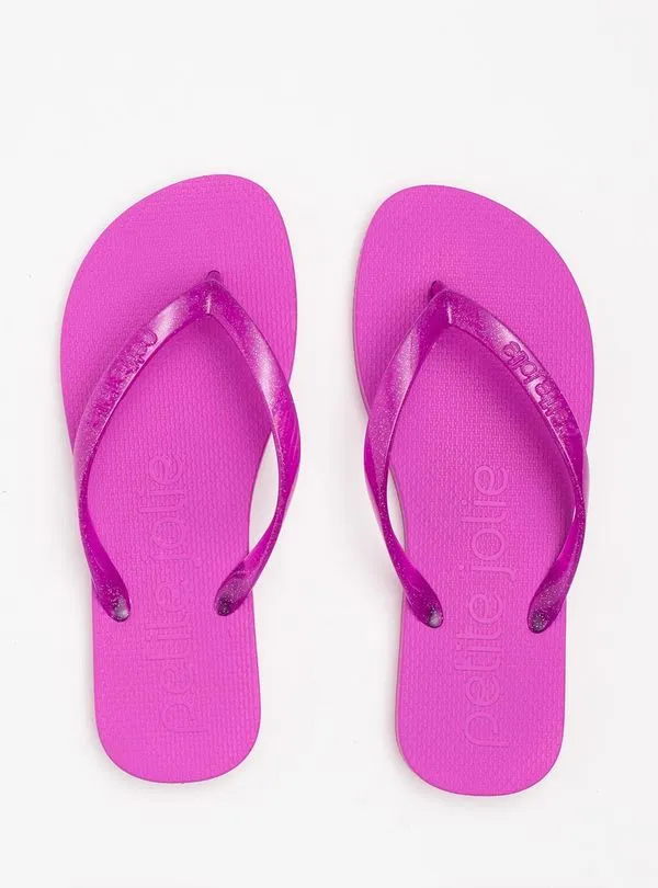 Chinelo Petite Jolie Fresh Glitter Uva PJ6901II 38