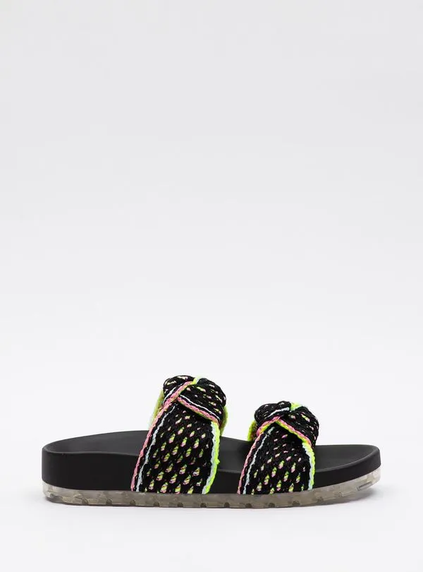 Chinelo Petite Jolie Knit Flat Hit Preto PJ7315 37