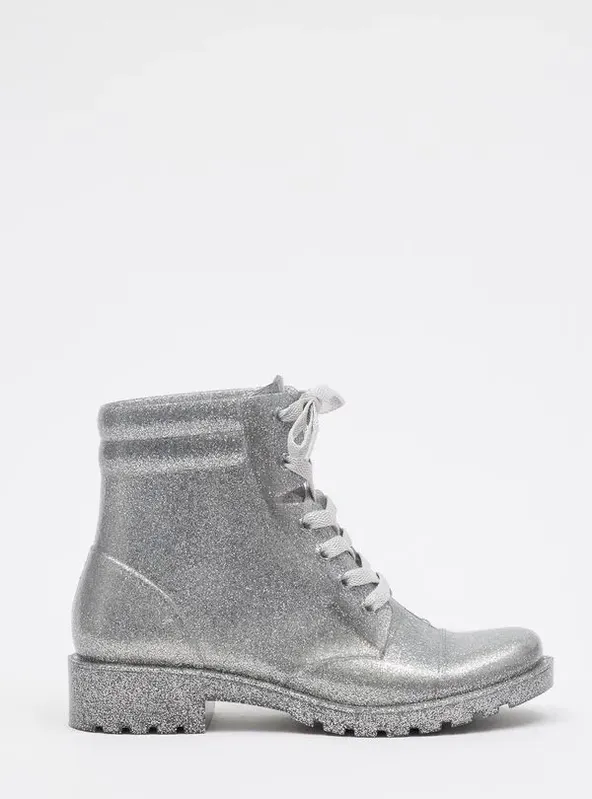Bota Infantil Petite Jolie Iggy IN Glitter Prata PJ4995IN 29-0
