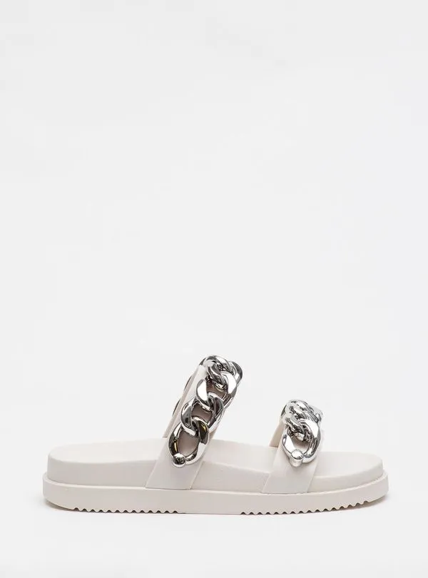 Chinelo Petite Jolie New White/Niquel PJ7635 36