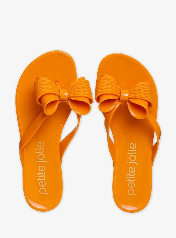Chinelo Petite Jolie Lucky Laranja New PJ6304 36