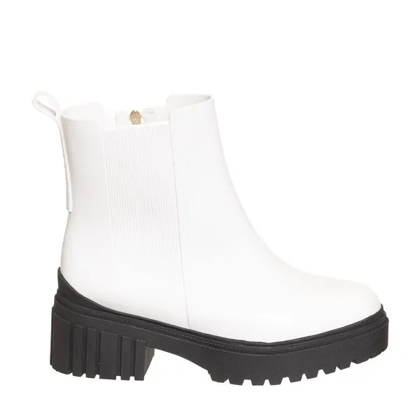 Bota Petite Jolie Chelsea Snow/Preto - PJ6156 33-4