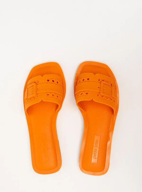 Chinelo Petite Jolie Freshy Laranja/Camel PJ6222 36
