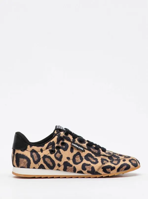 Tênis Petite Jolie Flat Sneaker Onça/Avela PJ7546A 39-0