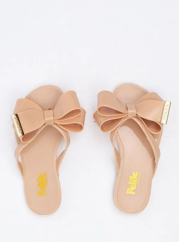 Chinelo Infantil Petite Jolie Lucky IN Nude - PJ4533IN 27