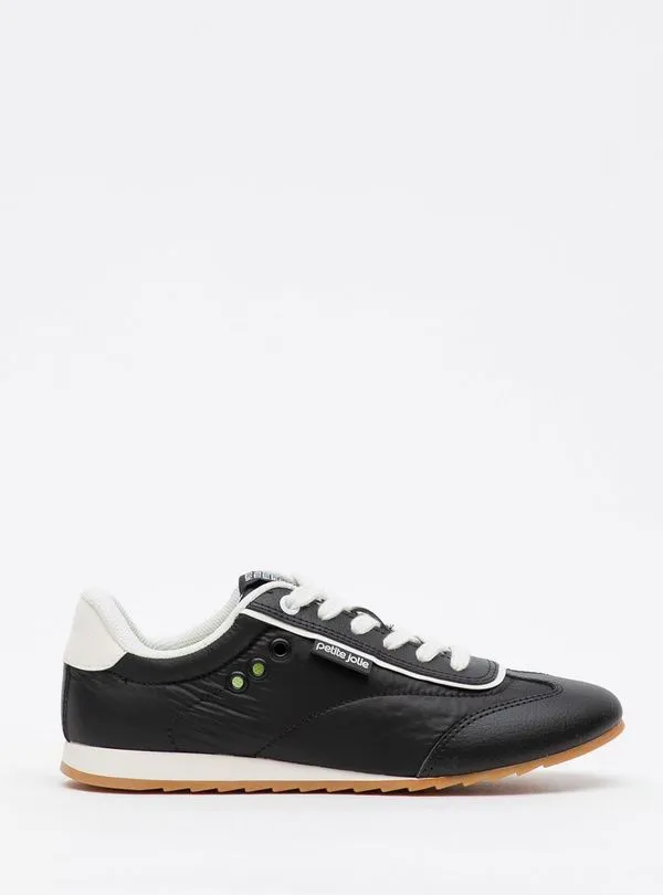 Tênis Petite Jolie Flat Sneaker Preto/Avela PJ7546 36