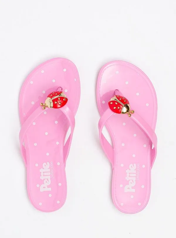 Chinelo Infantil Petite Jolie Lucky In Bubble Pink PJ7531IN 31