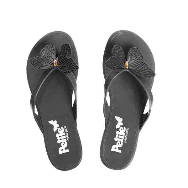 Chinelo Infantil Petite Jolie Lucky IN Preto - PJ6903IN 32