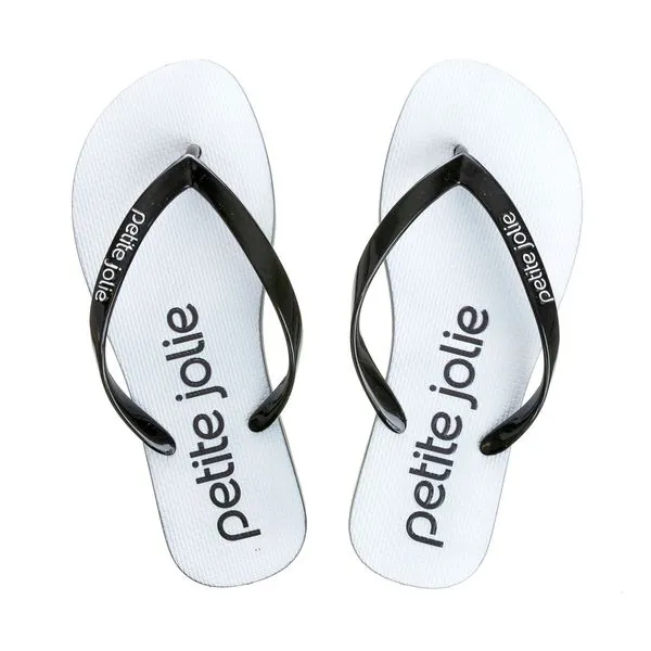 Chinelo Petite Jolie Fresh Preto/Sola Preto/Logo Pj PJ6969 38