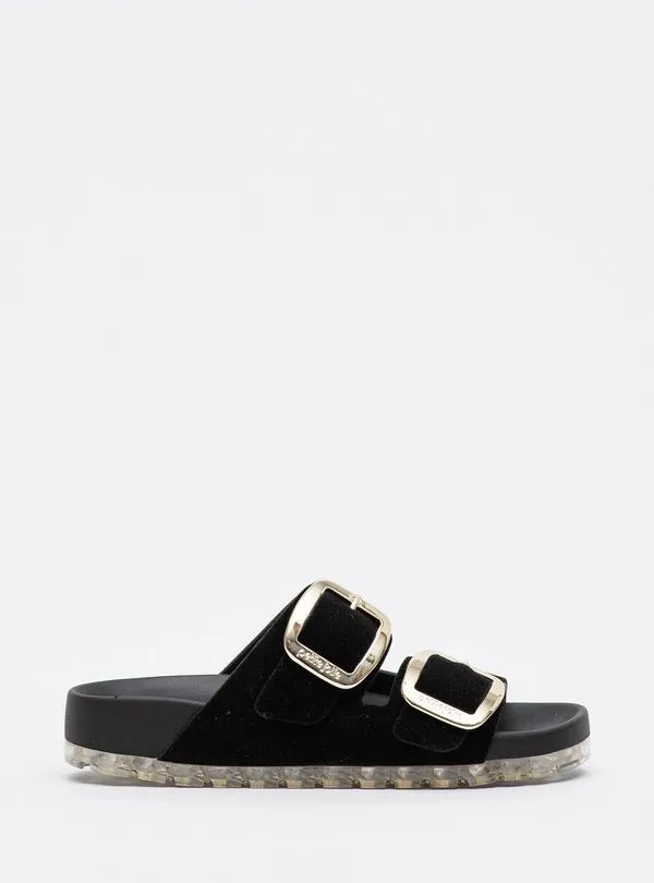 Chinelo Petite Jolie Lovin' Flat Preto PJ7279A 33-4