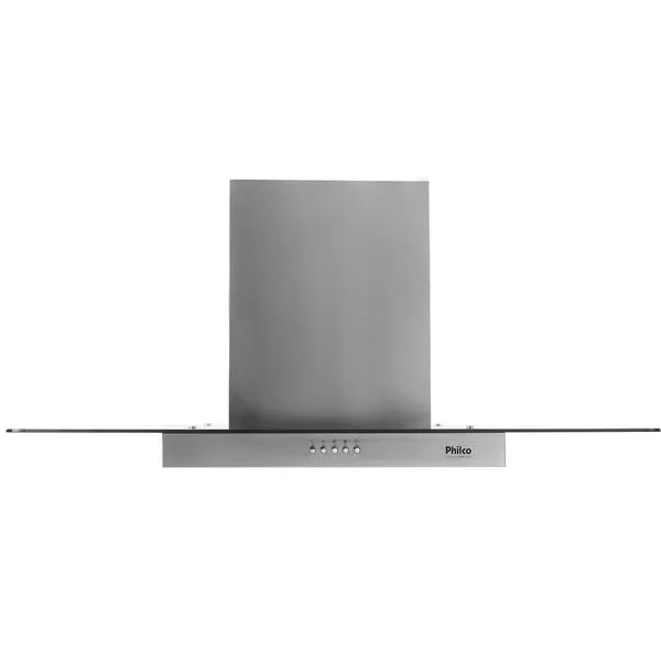 Coifa de Parede Philco PCO90IP Flat 90cm Inox Vidro Fumê - Outlet 127V