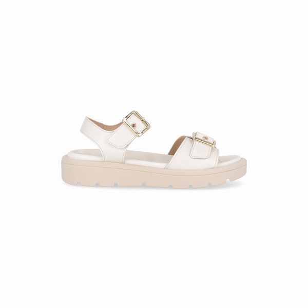 Sandália Gabriela Anabela Baixo Off White 36