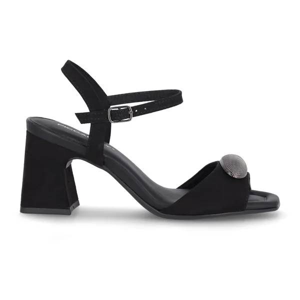 Sandália Flavia Salto Alto Preto 34