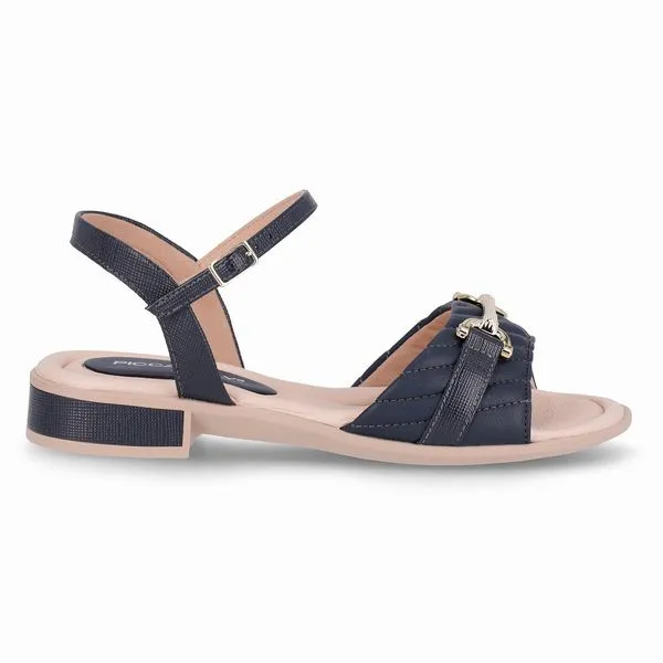 Sandália Taila Salto Baixo Navy 35