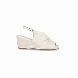 Sandália Alice Anabela Alto Off White 33