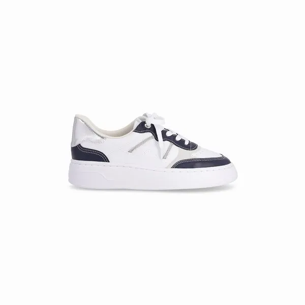 Tênis Beatriz Médio Branco Neve com Navy 33