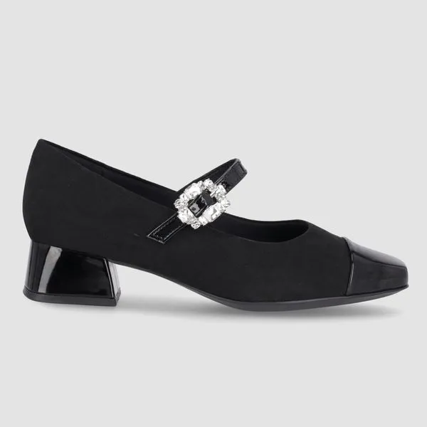 Sapato Boneca Tati Salto Médio Preto 39