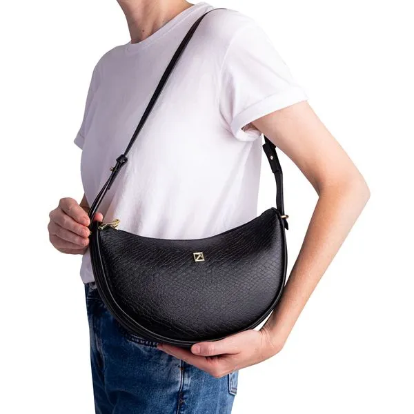 Bolsa Joana Shoulder Média Preto U