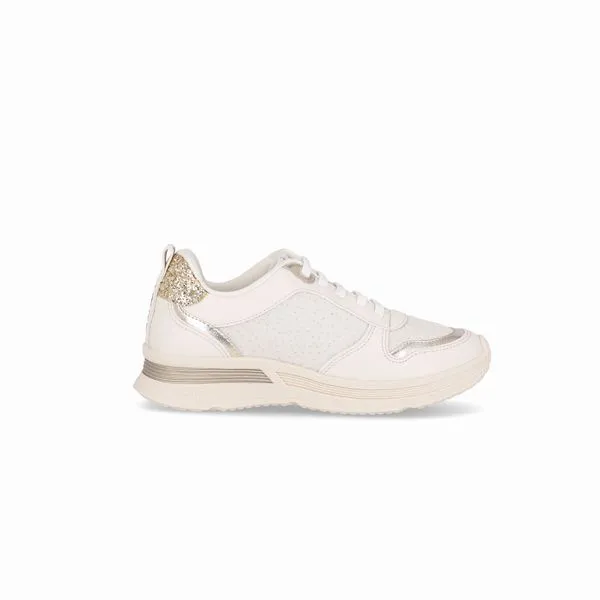 Tênis Energy Médio Off White com Ouro 40
