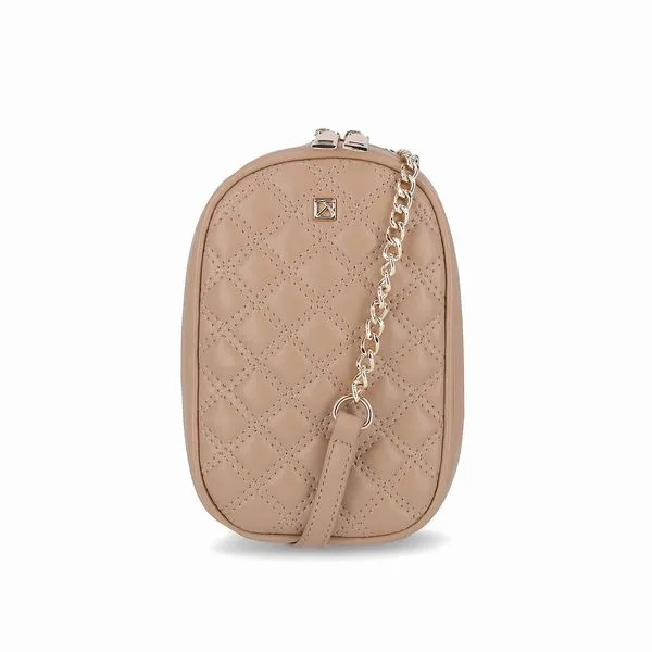 Bolsa Cris Crossbody Pequena Nude U