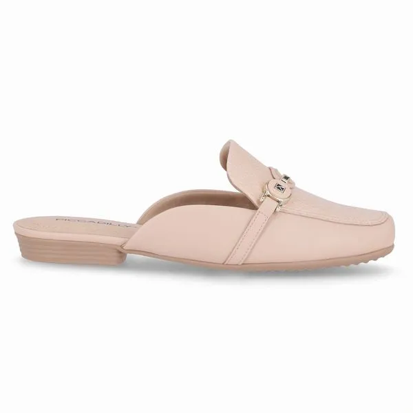 Mule Raquel Salto Baixo Rose 38