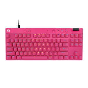 Teclado Magnetico Logitech G Pro TKL Rapid, RGB, Magenta, 920-013133