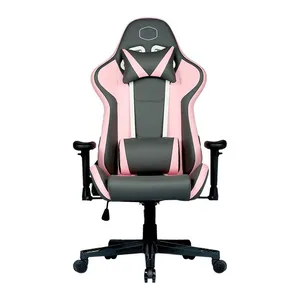 Cadeira Gamer Cooler Master Caliber R1S Rosa e Cinza, CMI-GCR1S-PKG