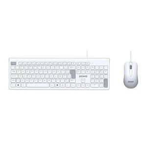 Kit Teclado e Mouse PcYes! Soft, ABNT2, 1000DPI, Branco, PCOSF2W-111379