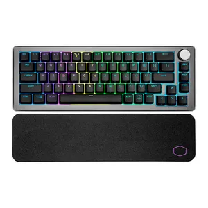 Teclado Gamer Cooler Master CK721, Wireless, RGB, 65%, Switch Azul, Cinza, CK-721-GKTL1-US