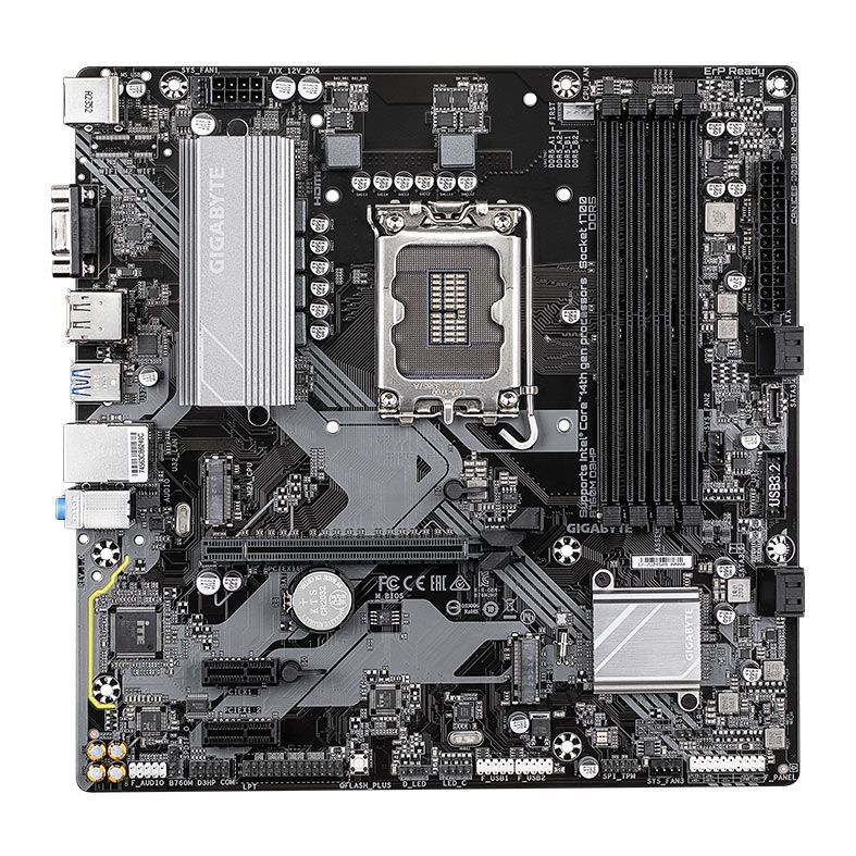 Placa Mae Gigabyte B760M D3HP, DDR5, LGA1700, M-ATX, Chipset Intel B760, B760M-D3HP