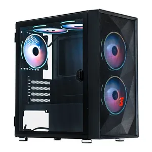Gabinete Gamer DT3 Trantor, Mid-Tower, Lateral de Vidro, Preto, 12998-9