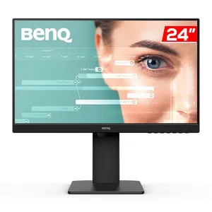Monitor Para Programadores Benq GW2485TC, 24 Pol, 1080p, IPS, FHD, 5ms, 75Hz, Modo de Codificacao, Ajuste de Altura e Inclinacao, HDMI/DP, Preto, 9H.LKLLB.QBA