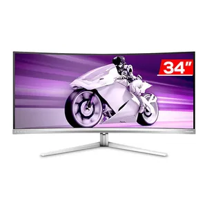 Monitor Gamer Philips Evnia, 34 Pol, OLED, QHD, Curvo, 0.1ms, 175Hz, HDMI/DP, 34M2C8600