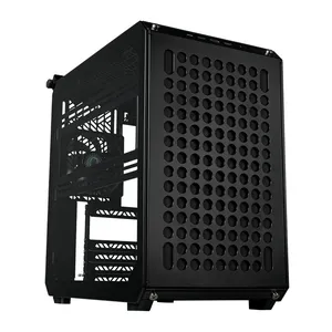 Gabinete Gamer Cooler Master QUBE 500 Flatpack, Modular, Mid-Tower, Lateral de Vidro, Com 1 Fan, Preto, Q500-KGNN-S00